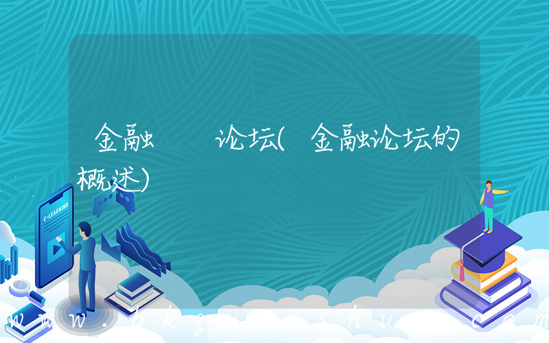 金融  论坛(金融论坛的概述)